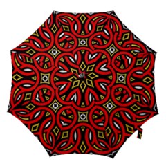 Traditional Art Pattern Hook Handle Umbrellas (medium) by Amaryn4rt