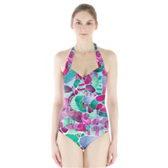 Frosted Sea Glass Halter Swimsuit by KirstenStar
