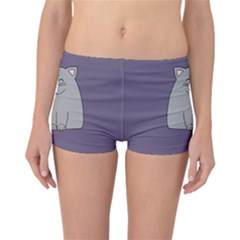 Cat Minimalism Art Vector Reversible Bikini Bottoms by Simbadda