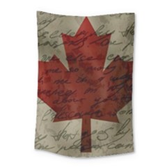 Canada Flag Small Tapestry by Valentinaart