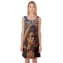 James Dean   Sleeveless Satin Nightdress by Valentinaart