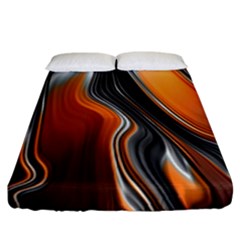 Fractal Structure Mathematics Fitted Sheet (california King Size) by Simbadda