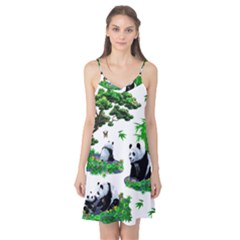 Cute Panda Cartoon Camis Nightgown by Simbadda