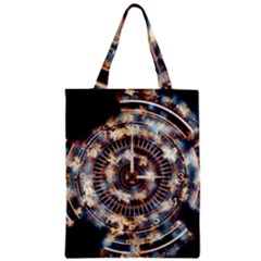 Science Fiction Background Fantasy Zipper Classic Tote Bag by Simbadda