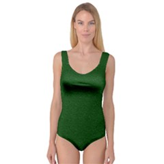 Texture Green Rush Easter Princess Tank Leotard  by Simbadda