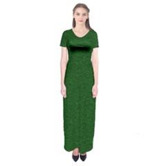 Texture Green Rush Easter Short Sleeve Maxi Dress by Simbadda