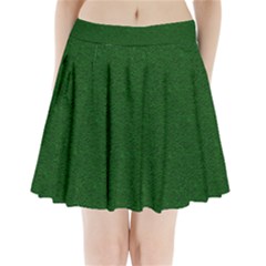 Texture Green Rush Easter Pleated Mini Skirt by Simbadda