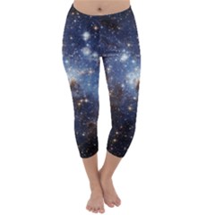 Large Magellanic Cloud Capri Winter Leggings  by SpaceShop