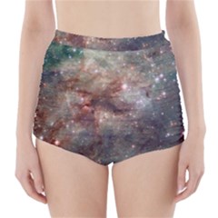 Tarantula Nebula High-waisted Bikini Bottoms by SpaceShop