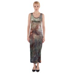 Tarantula Nebula Fitted Maxi Dress by SpaceShop