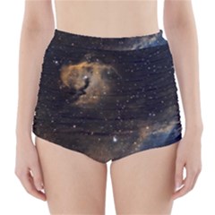 Seagull Nebula High-waisted Bikini Bottoms by SpaceShop