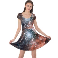 Star Cluster Cap Sleeve Dresses by SpaceShop