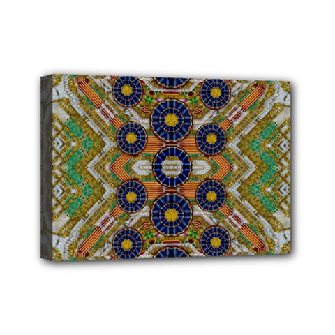 Fleur Flower Porcelaine In Calm Mini Canvas 7  X 5  by pepitasart