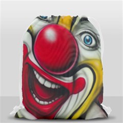 Clown Drawstring Bag (small) by Valentinaart