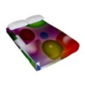 Colorful Bubbles Squares Background Fitted Sheet (Full/ Double Size) View2