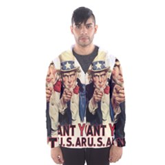 Uncle Sam Hooded Wind Breaker (men) by Valentinaart