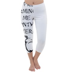 Give Me A Bounty Hunter! Capri Winter Leggings  by badwolf1988store