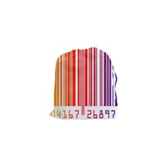 Colorful Gradient Barcode Drawstring Pouches (xs)  by Simbadda
