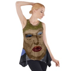 Donald Trump Side Drop Tank Tunic by Valentinaart