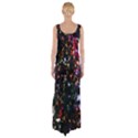 Lit Christmas Trees Prelit Creating A Colorful Pattern Maxi Thigh Split Dress View2