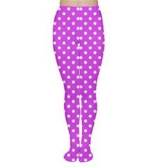 Polka Dots Women s Tights by Valentinaart