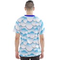 Blue Pattern Paper Disk Design Men s Sport Mesh Tee View2
