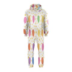 Balloon Star Rainbow Hooded Jumpsuit (kids) by Mariart