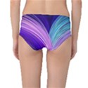 Color Purple Blue Pink Mid-Waist Bikini Bottoms View2