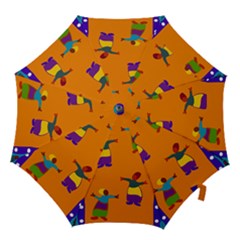 A Colorful Modern Illustration For Lovers Hook Handle Umbrellas (medium) by Simbadda