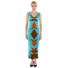 Dragonball Super 2 Fitted Maxi Dress by 3Dbjvprojats