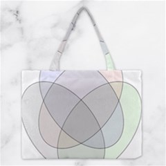 Four Way Venn Diagram Circle Medium Tote Bag by Mariart