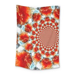 Stylish Background With Flowers Small Tapestry by Nexatart