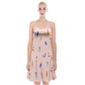 Papaya Apple Cherry Wine Fruit Pink Purple Spaghetti Strap Velvet Dress View1