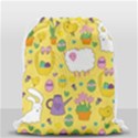 Cute Easter pattern Drawstring Bag (Small) View2
