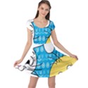Easter bunny and chick  Cap Sleeve Dresses View1
