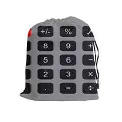 Calculator Drawstring Pouches (extra Large) by Mariart