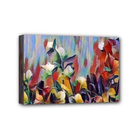 Abstractionism Spring Flowers Mini Canvas 6  X 4  by DeneWestUK