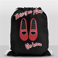 There Is No Place Like Home Drawstring Bag (small) by Valentinaart