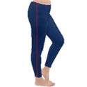 Red Space Stripes Classic Winter Leggings View3