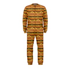 Delicious Burger Pattern Onepiece Jumpsuit (kids) by berwies