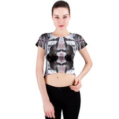 Army Brothers In Arms 3d Crew Neck Crop Top by 3Dbjvprojats