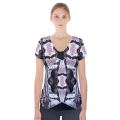 Army Brothers In Arms 3d Short Sleeve Front Detail Top by 3Dbjvprojats