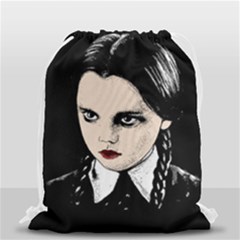 Wednesday Addams Drawstring Bag (small) by Valentinaart
