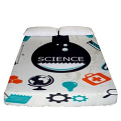 Science Chemistry Physics Fitted Sheet (king Size) by Mariart