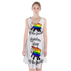 Rainbow Sheep Racerback Midi Dress by Valentinaart