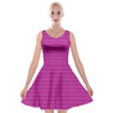 Lines pattern Velvet Skater Dress View1