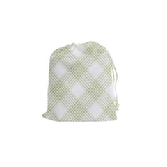 Zigzag  Pattern Drawstring Pouches (small)  by Valentinaart