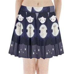 Moon Pleated Mini Skirt by Mjdaluz