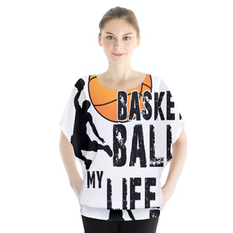 Basketball Is My Life Blouse by Valentinaart