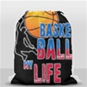 Basketball is my life Drawstring Bag (Small) View2
